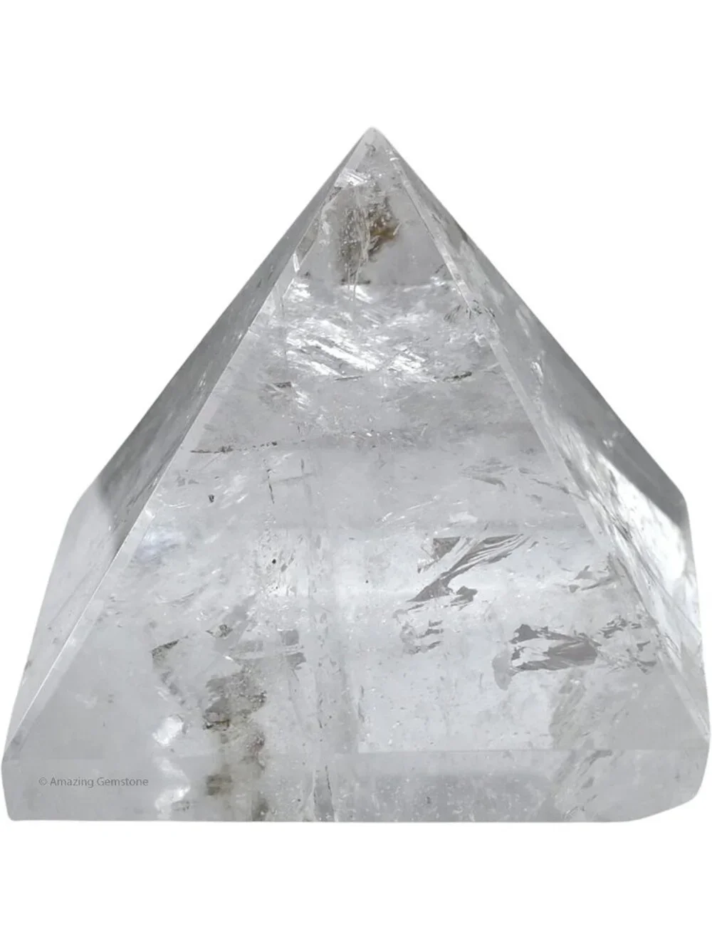 Clear Quartz Pyramid Crystal Healing Stone - 2